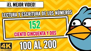 🚩🔶️Escritura De Los Números del 100 al 200 I Spanish Numbers from 100 - 200