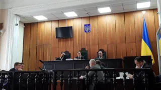 Суд по звільненню під домашній арешт "Борщів" у Вінниці 6 березня 2020 р.