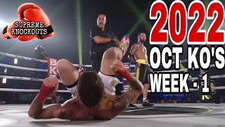 MMA & Boxing Knockouts I October 2022 Week 1