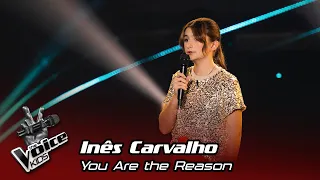 Inês Carvalho - "You Are the Reason" | Blind Audition | The Voice Kids