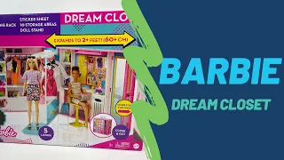 Barbie Dream Closet Playset Unboxing Toy Review | TadsToyReview