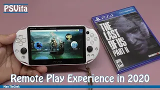 PSVita Remote Play Experience in 2020