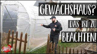 GEWÄCHSHAUS oder FOLIENTUNNEL? Das solltest du vor dem Kauf beachten!⛈️🌪 | Freizeit Garten🍅