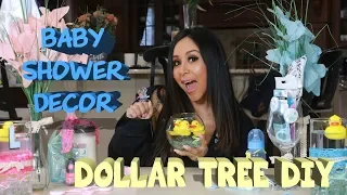 SNOOKI'S DOLLAR TREE DIY BABY SHOWER DECOR