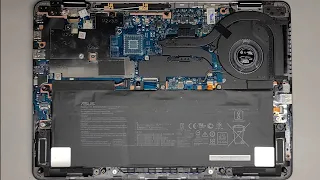 ASUS ZenBook Flip 14 UX461U Disassembly SSD Hard Drive Upgrade Battery Replacement Repair Quick Look