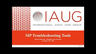 SIP Troubleshooting Tools in Avaya System Manager, Session Manager and the Avaya SBCE