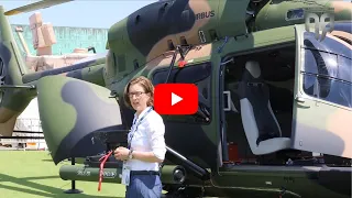 EUROSATORY 2022 | Airbus H145M helicopter with SPIKE ER and full weapons suite presentation