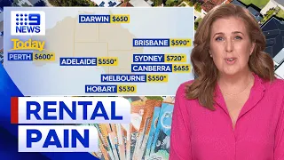 Rental vacancy rates hits record low as prices continue to soar | 9 News Australia