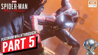 Prowler | SPIDER-MAN MILES MORALES Platinum Trophy Walkthrough Part 5 (PS5 4K 60FPS)