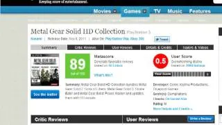 На Playstation 3 нет игр - Доказательства на Metacritic