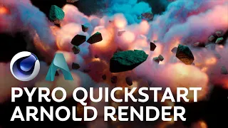 How to render Cinema 4D Pyro in Arnold Renderer! (Quickstart)