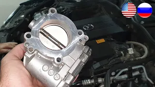 Weak Acceleration? Solution! Cleaning the Throttle Valve on Mercedes W211 M271 Engine