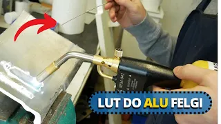 Testujemy drut do lutowania aluminium (Felga aluminiowa)