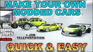 GTA5 ONLINE *NEW* MAKE YOUR OWN MODDED 🚗CARS🏎️*💯WORKING💯* F1/BENNY'S WHEELS