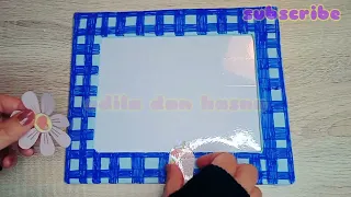 DIY WHITE BOARD (super easy ) || @Paperdolladilahasna  #whiteboard #papercraft #schoolsupplies