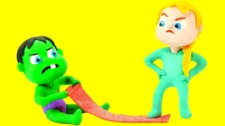 Kids Learn How To Share Candies ❤  Cartoons For Kids
