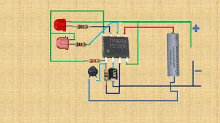 TP4056  circuit diagram animation HD | Charger and Protection Circuit