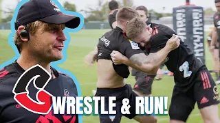 Crusaders face a Ruthless Wrestle and Run Session!