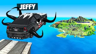 Jeffy Jumps VENOM Cars Across ENTIRE MAP In GTA 5!