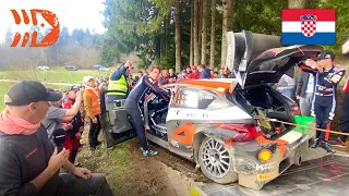 Neuville Explains Crash - WRC Croatia Rally 2023