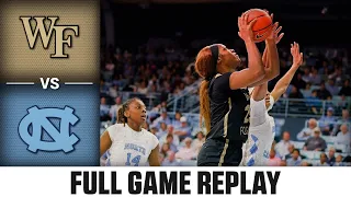 Wake Forest vs. North Carolina Full Game Replay | 2022-23 ACC Women’s Basketball