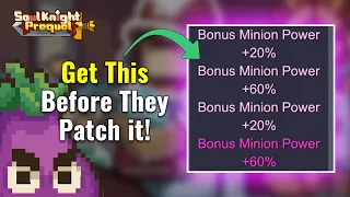 The Fastest Way to Get MINION POWER | Soul Knight Prequel