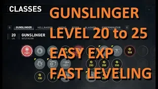 World War Z - Gunslinger Gameplay - Easy EXP - Fast Leveling from 20 to 25