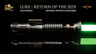 The Best Luke Lightsaber? Return of the jedi Weathered lightsaber Unboxing Review