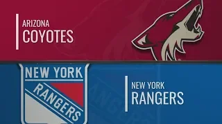 Аризона - Нью Йорк Рейнджерс | Arizona Coyotes vs New York Rangers | Обзор матчей НХЛ 22.10.2019г.