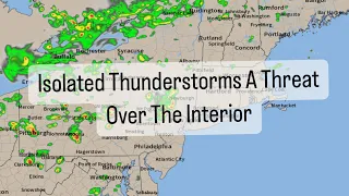 Isolated Thunderstorms A Threat Over The Interior