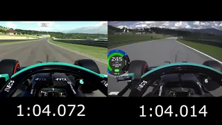 iRacing vs Real Life | Mercedes W12 F1