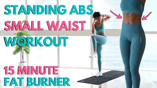 VERY SWEATY STANDING ABS WORKOUT | CORE BURNER 🔥