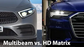 Mercedes-Benz Multibeam-LED vs. Audi HD Matrix-LED-Scheinwerfer Pro und Contra [4K] - Autophorie