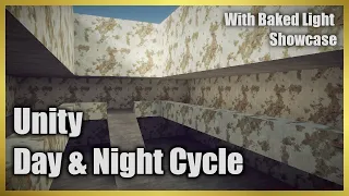 Unity Day & Night Cycle with Baked Lighting showcase