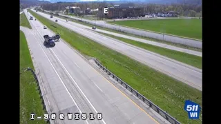 [HORROR] Wisconsin: Distracted Pickup Truck Driver VIOLENTLY Plows Into TMA Crash Truck In Work Zone