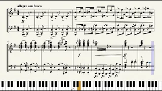 Dvorak Symphony No.9 "From the New World" 4th movement piano solo arrangement