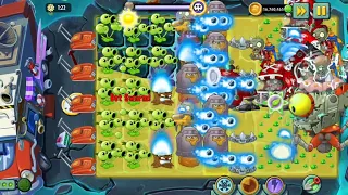 Threepeater, Torchwood, Tall-Nut, Spikerock in Defence | Plants vs Zombies 2 mod