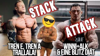 Stack Attack |Tren E, Tren A trallala! Winni+Alk und eine Blitz Diät @ironmikebodybuilding8379