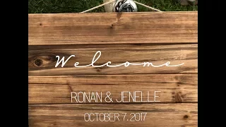 2017Oct6 - 7 Ronan and Jenelle Daly Wedding