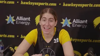 Iowa's Kate Martin And Hannah Stuelke After Beating Maryland #iowahawkeyes #ncaa #iowa