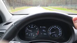 Hyundai i30 PD 2017 (AEB) automatic emergency braking test with stationary car