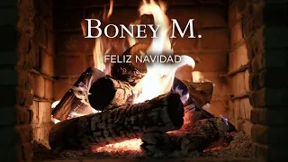 Boney M. - Feliz Navidad (Fireplace Video - Christmas Songs)