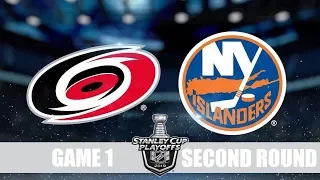 Hurricanes VS Islanders Game 1 Каролина Нью Йорк Плей-офф, 1/4 финала, Обзор матча