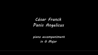 César Franck - Panis Angelicus (G major) - piano accompaniment