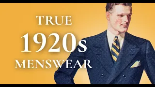 What Men REALLY Wore in the 1920s