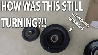 FIXING the TERRIBLE Noises My Tacoma Was Making!! (Idler Pulley)