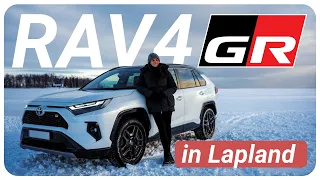 Frozen lake drive w/ the new TOYOTA RAV4 GR SPORT (2023)