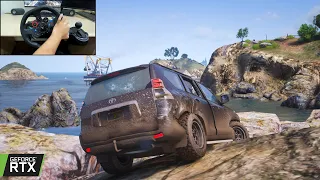 GTA 5 - Rebuilding a Toyota Land Cruiser - New EXTREME Off-Road Track Test