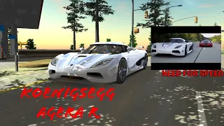 Koenigsegg agera r from need for speed tutorial |REIKENZY PH