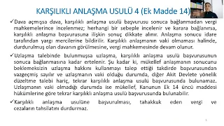 213 VUK KARŞILIKLI ANLAŞMA USULÜ (EK 14)